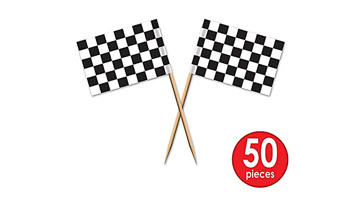 Beistle Racing Ausschnitte – 3er Pack, 20 Zoll, Beidseitig Bedruckt Für Partys & Deko