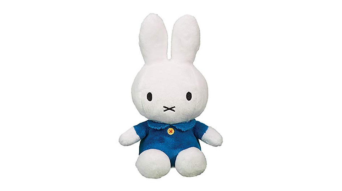 Douglas Miffy Blue Bunny Plush Toy - Classic & Huggable for Kids