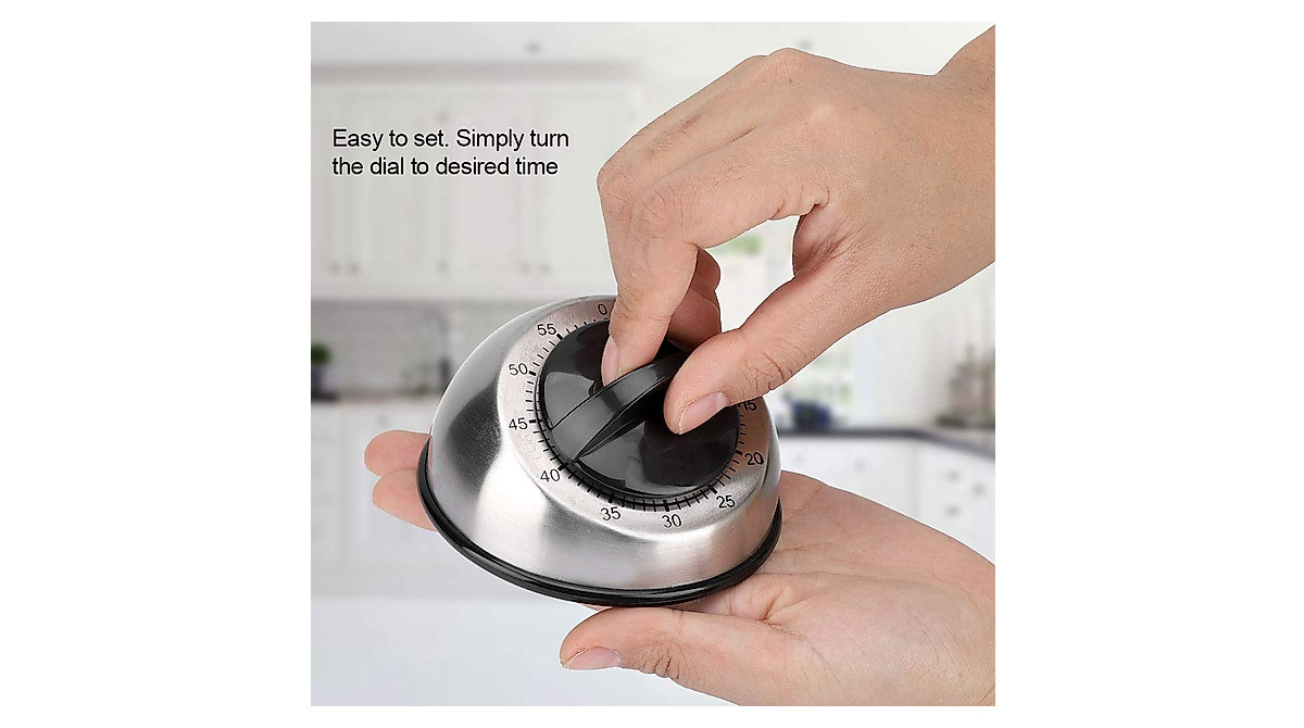 Wallfire 60-Minute Kitchen Timer - Loud & Reliable Timer