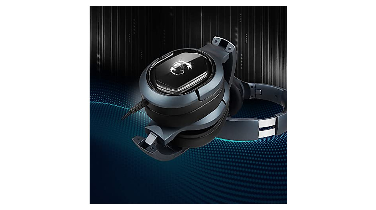MSI Immerse GH50 Gaming Headset - 7.1 Surround Sound & RGB Lighting