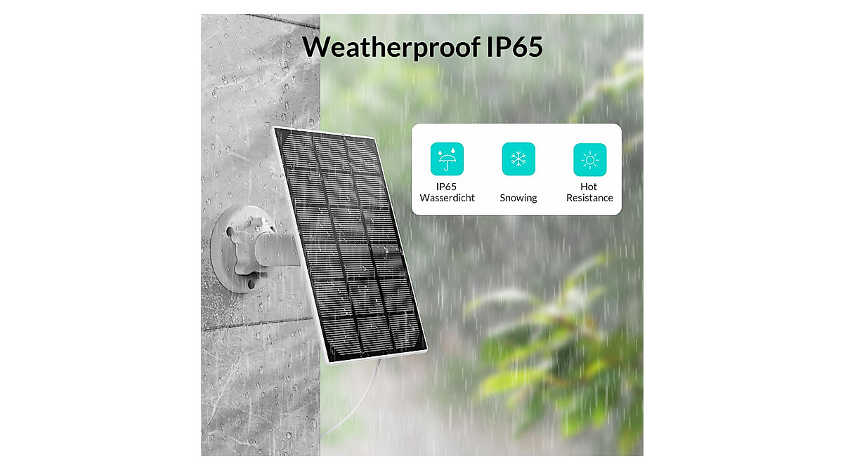 NETVUE USB Solar Panel for Sentry Plus - Continuous Power