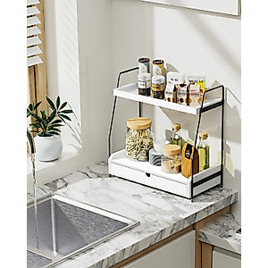 MONVANE 2-Tier Bathroom Organizer - Stylish & Practical