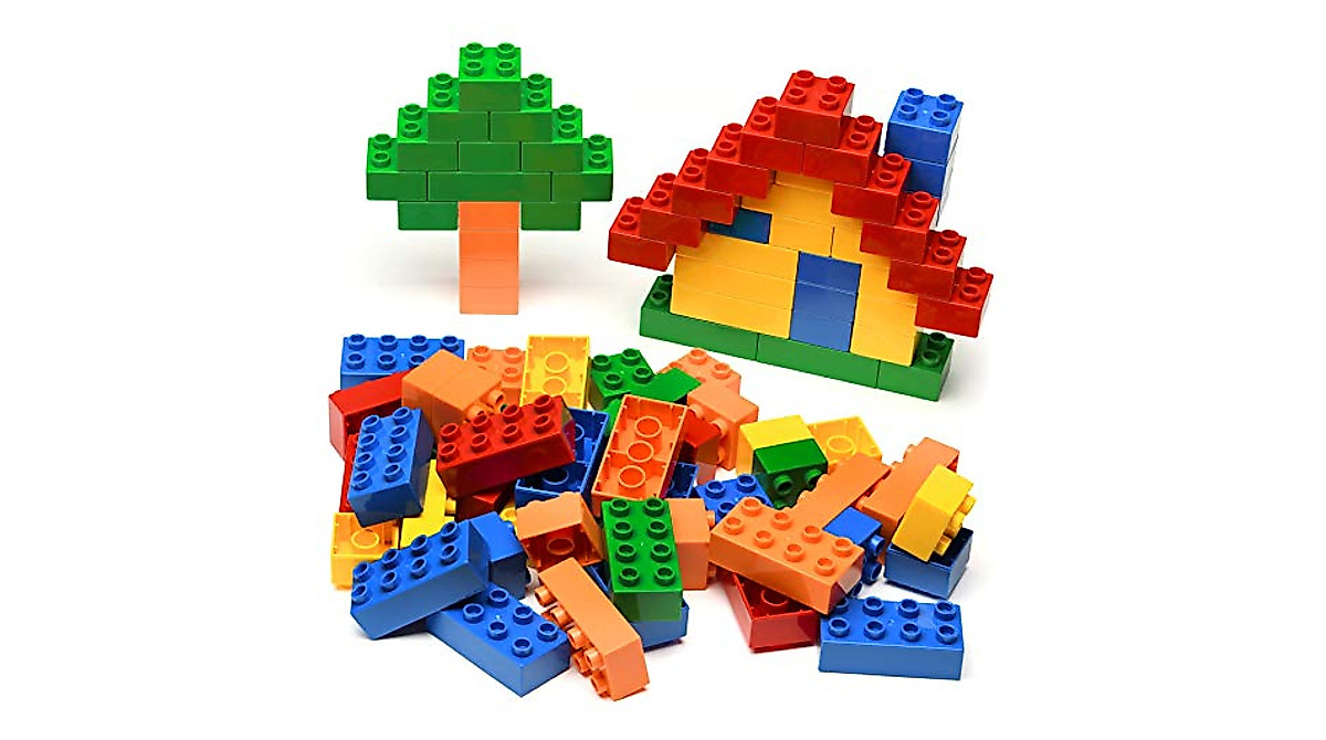 PREXTEX Building Blocks for Toddlers - 100 Mega Blocks