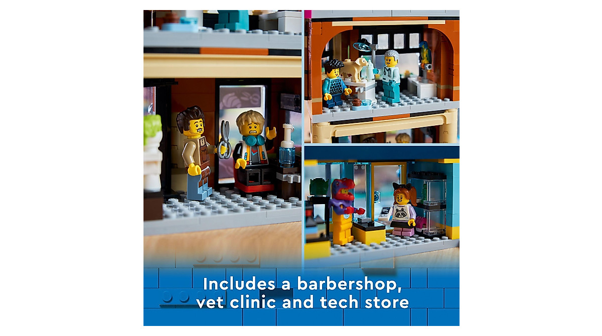 LEGO City Downtown 60380 Building Set - Creative & Expandable Playset