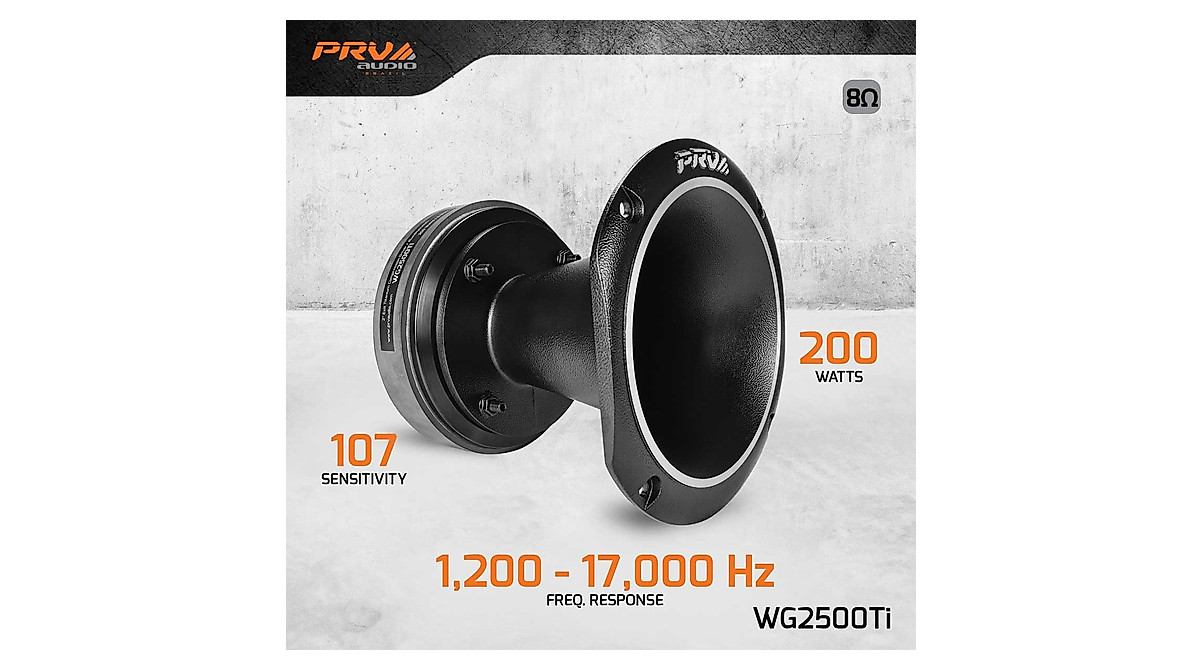 PRV AUDIO WG2500Ti: 200W High Frequency Horn Driver