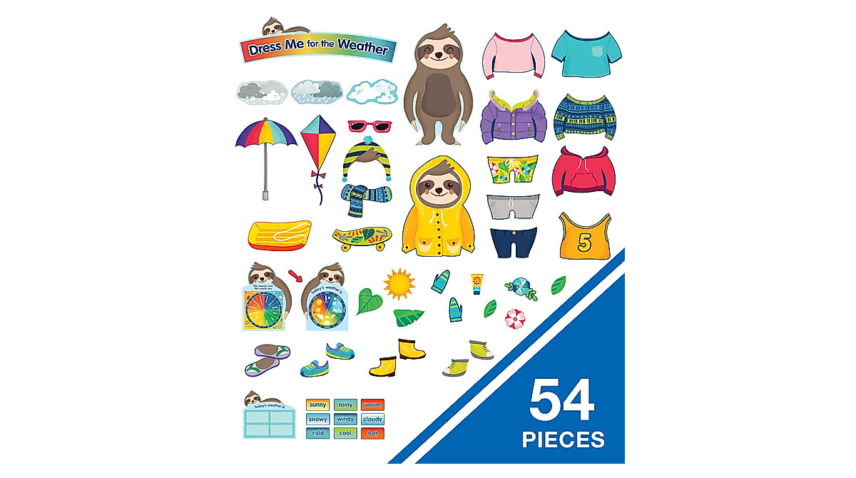Carson Dellosa Weather Bulletin Board Set for Classroom & Homeschool