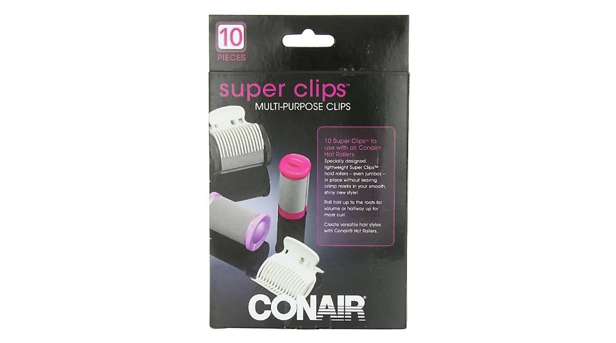 Conair Hot Roller Clips Set of 10 for Perfect Curls