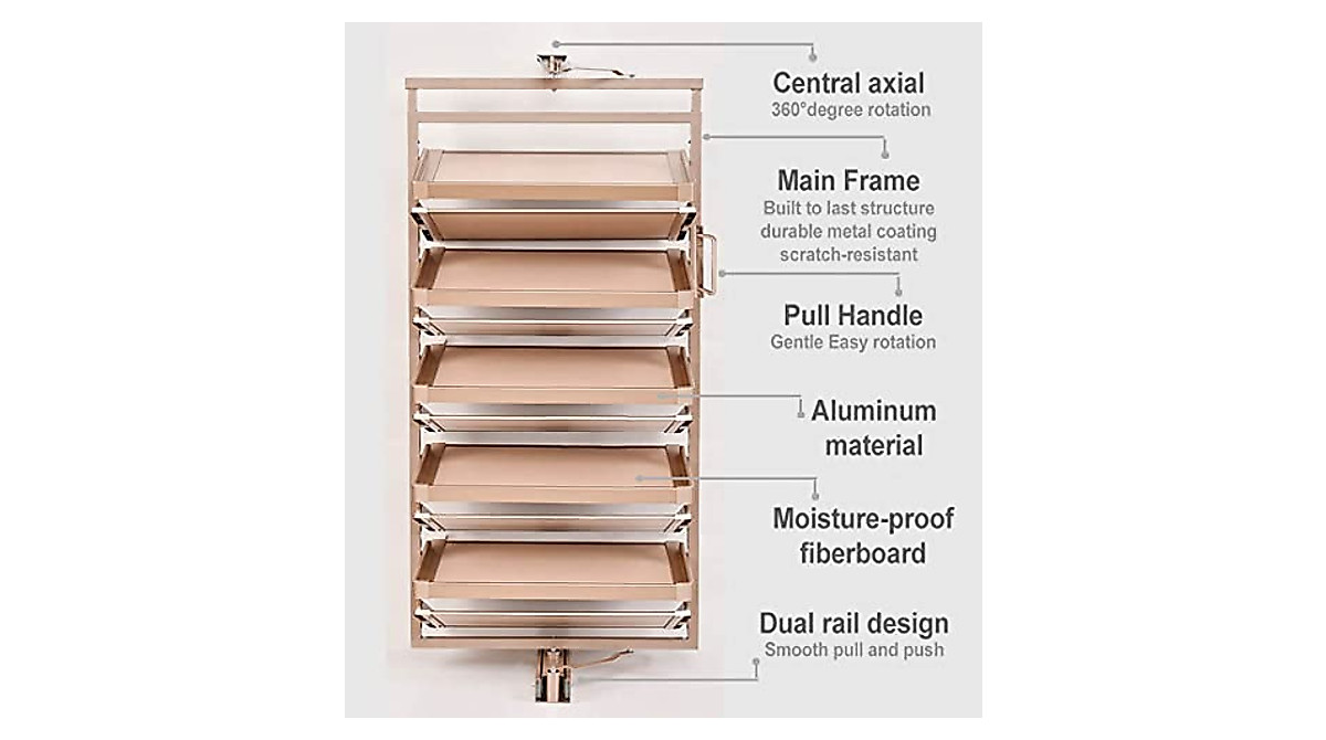 360° Rotating Shoe Rack for Tall Cabinets | Maximize Storage