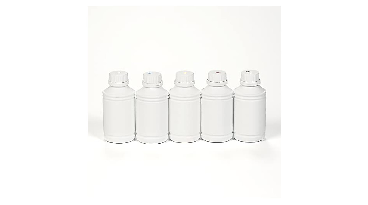 PUNEHOD DTF Ink CMYK for Vibrant PET Film Transfers (500ml x5)