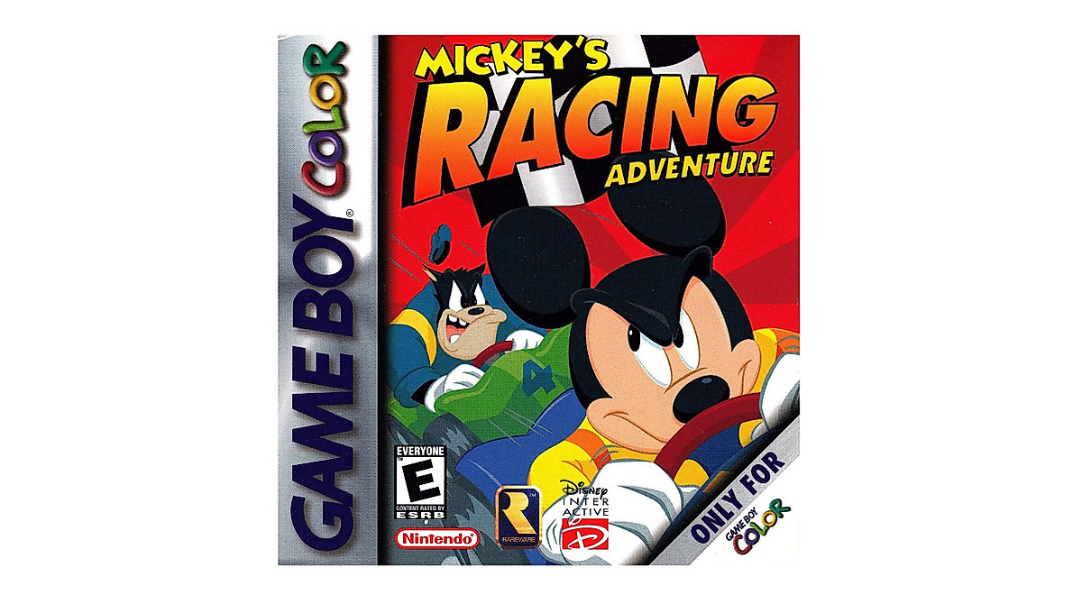Mickey's Racing Adventure Game for Game Boy Color | Fun Racing & Mini-Games