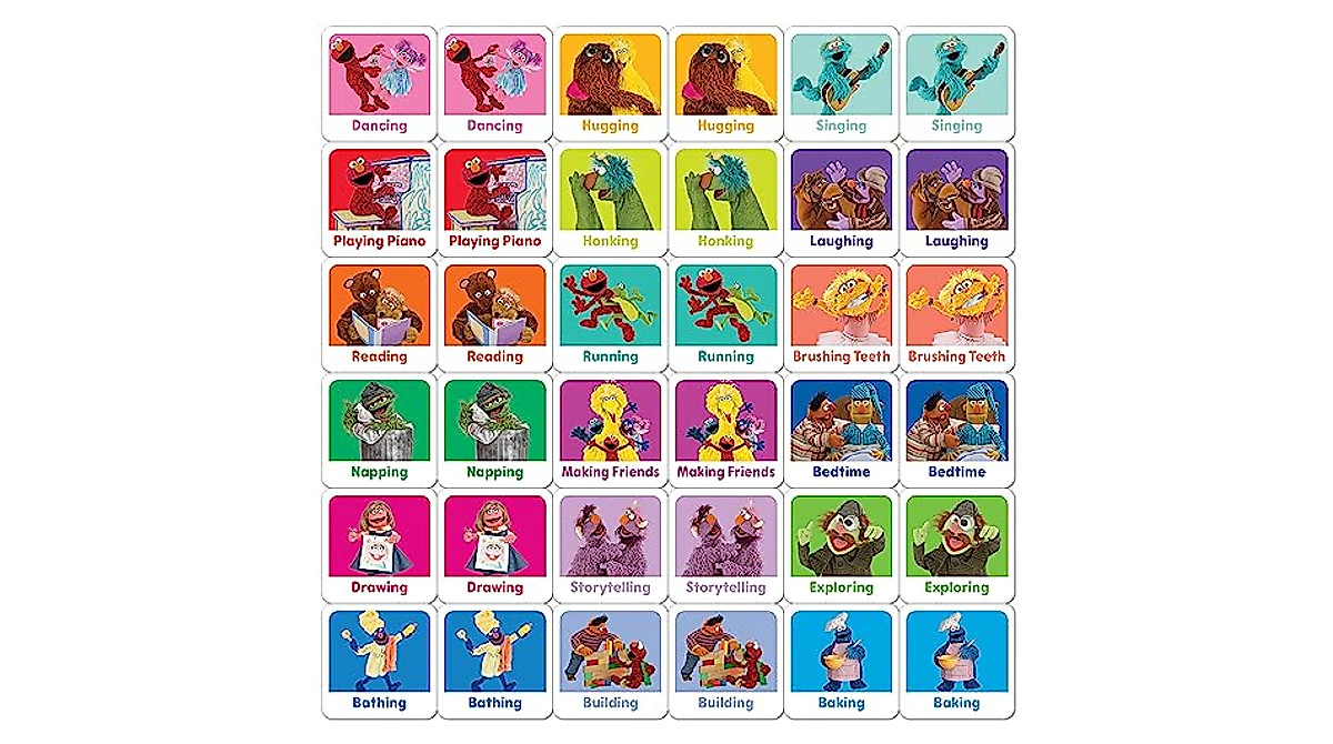 Sesame Street Matching Game for Kids - Fun Family Activity