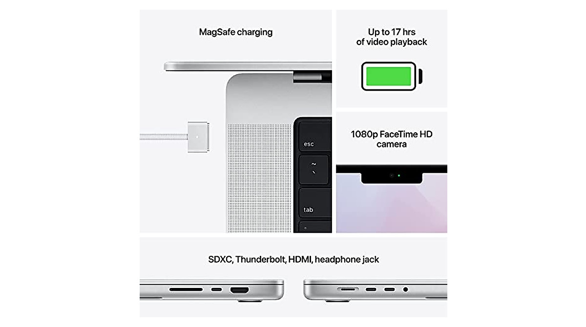Renewed 14-Inch Apple MacBook Pro with M1 Pro Chip | Fast & Reliable