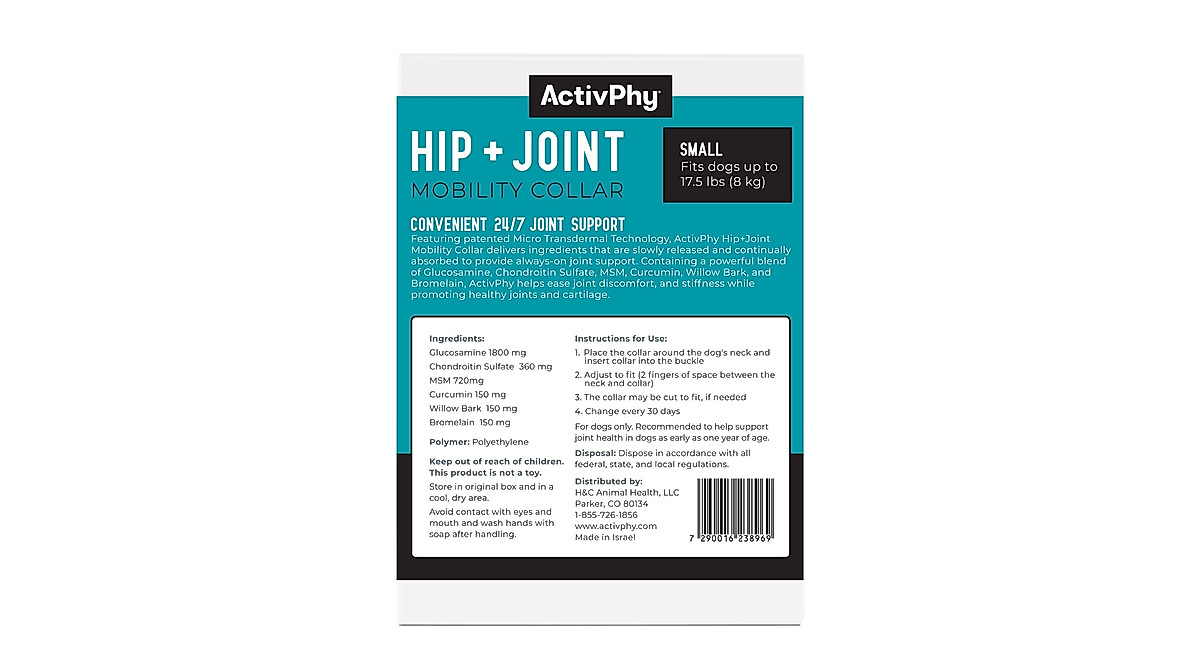 ACTIVPHY Hip & Joint Mobility Collar for Dogs