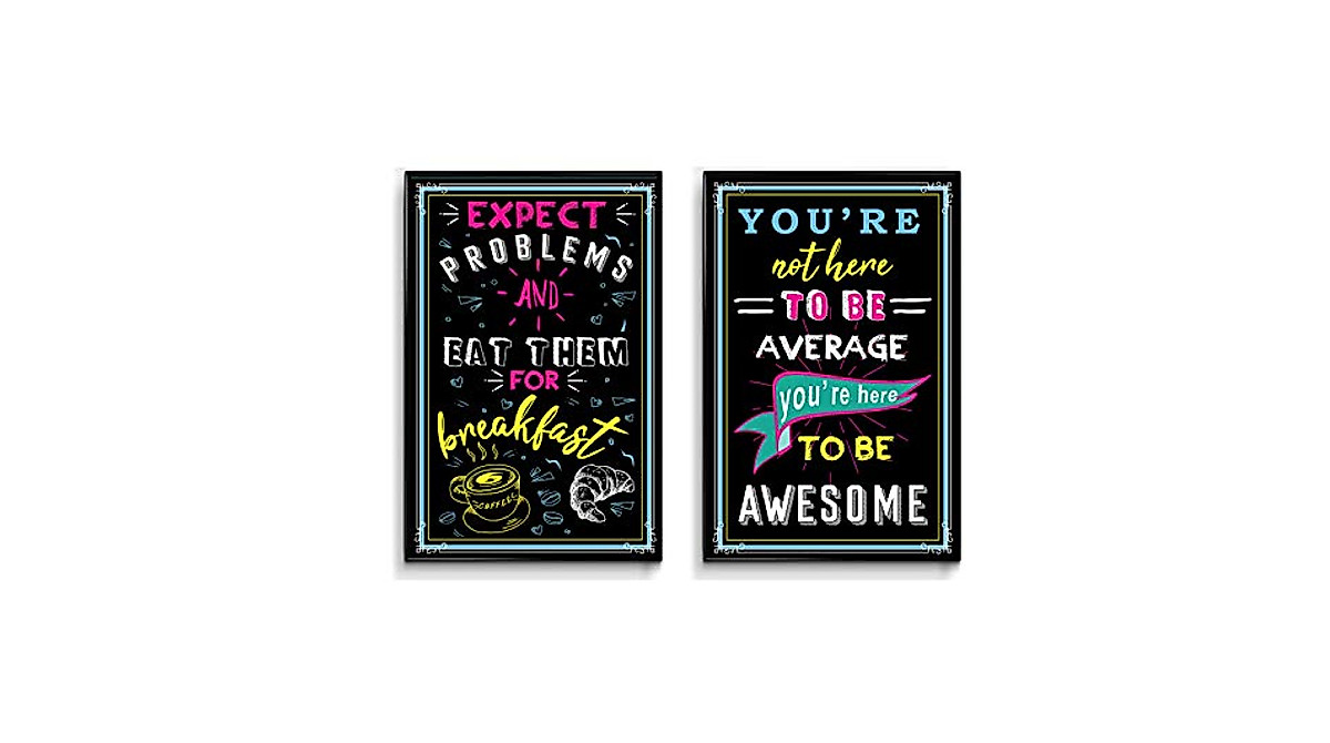 Inspirational Classroom Posters Set for Student Motivation
