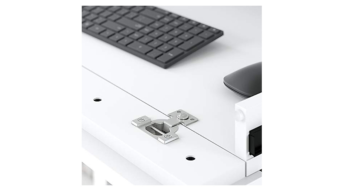 Bush Furniture Broadview Computer Desk - Pure White Finish