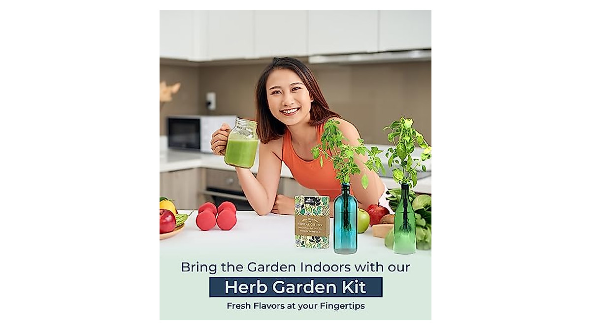 Indoor Herb Garden Kit - Grow Fresh Herbs Easily