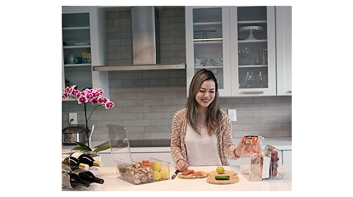 Smartified Acrylic Fridge Organizer - Space-saving Solution