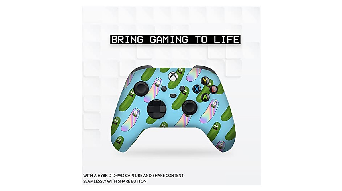 Customised Wireless Xbox Controller - Pickle Rick Design