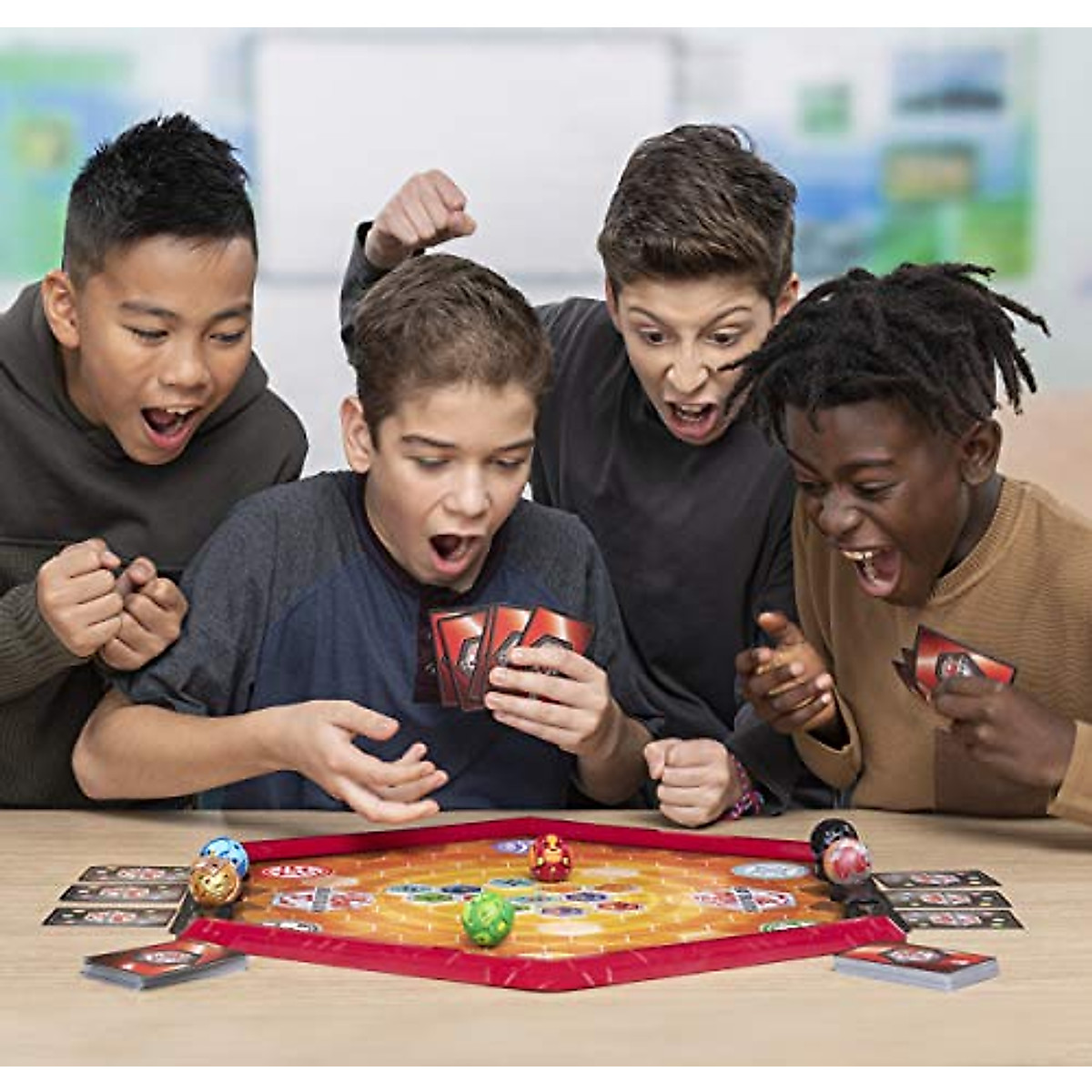 Bakugan Starter Pack 3-Pack with Fused Trox & Nobilious Ultra | Action ...