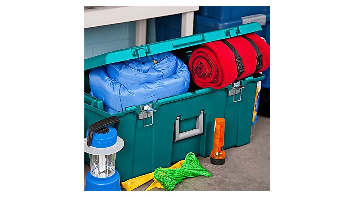 Sterilite 16-Gallon Lockable Storage Totes - Secure Mobile Organization