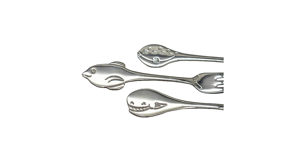 Maydahui 6PCS Fish Shape Spoons & Forks for Kitchen