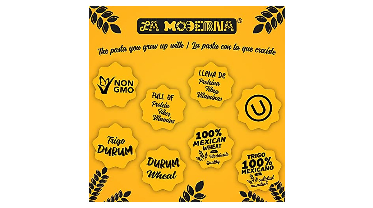 La Moderna Shells Pasta: Durum Wheat, Protein, Fiber & More