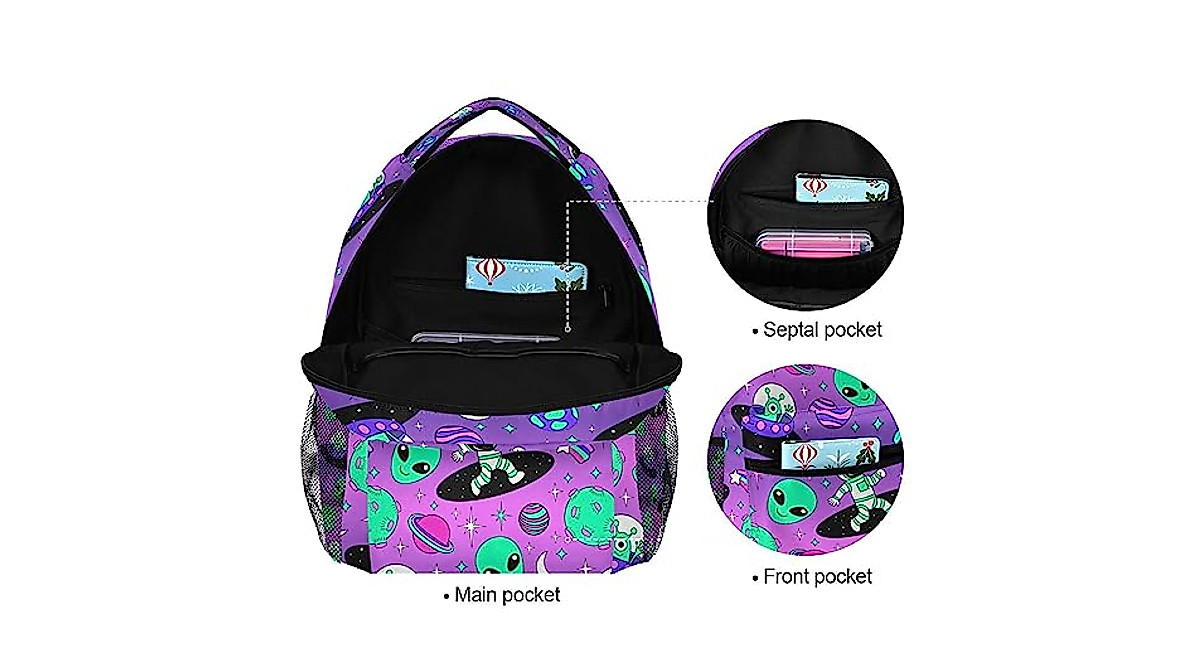 Cute Astronauts Space Backpack for Kids
