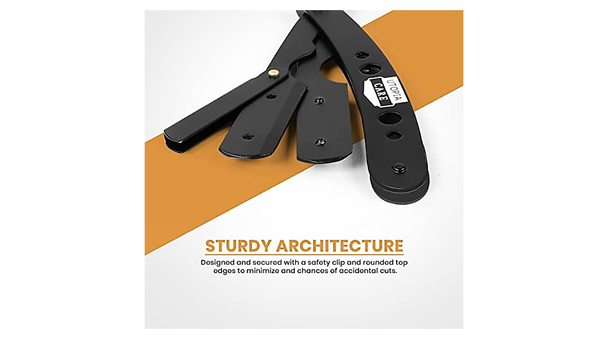 Utopia Care Straight Edge Razor for Professionals & Home Use