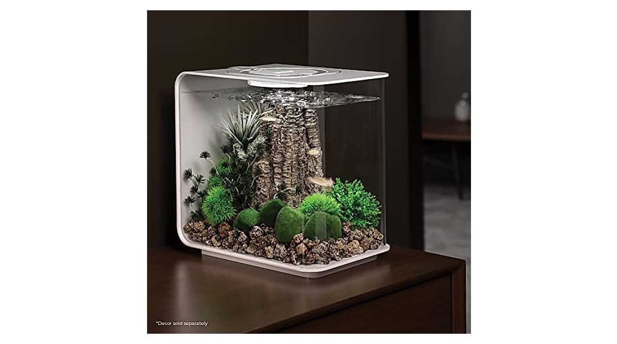 BiOrb Flow 15 Aquarium - Compact 4-Gallon Fish Tank with LED Light