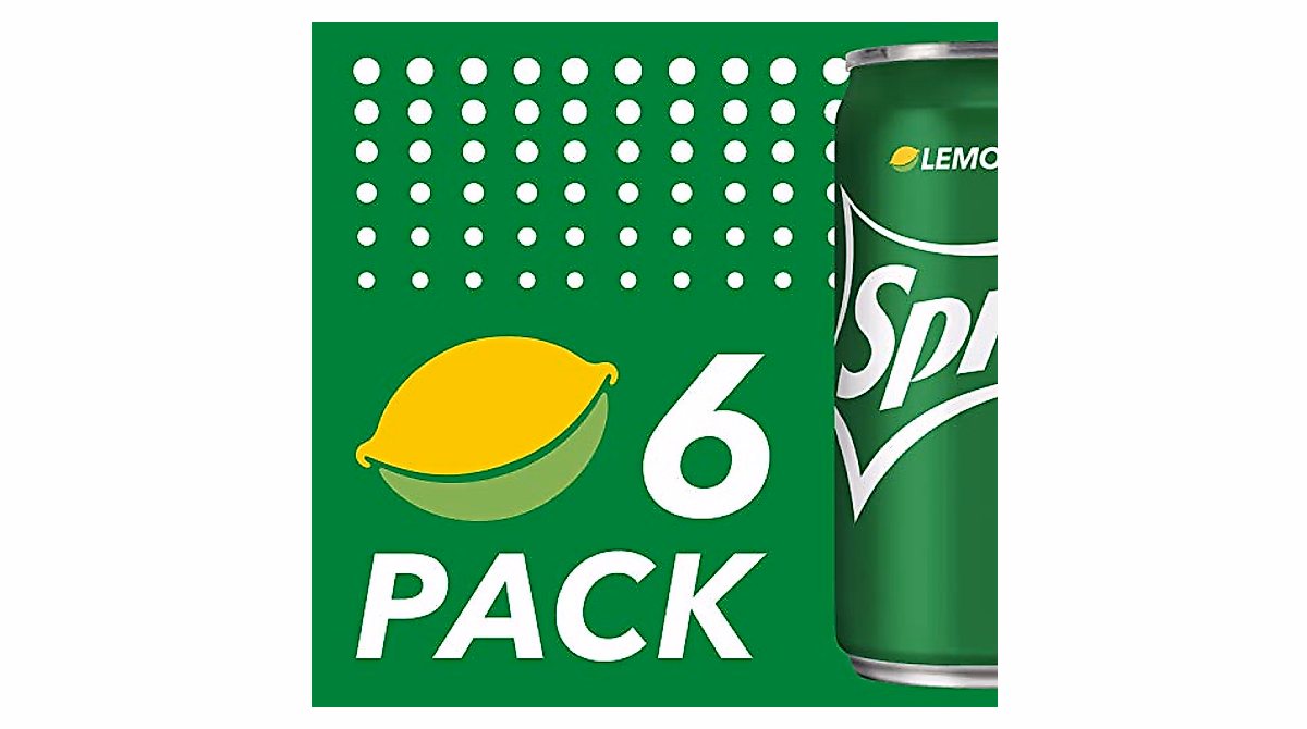Sprite Lemon Lime Soda 6-Pack - Refreshing, Natural Flavors
