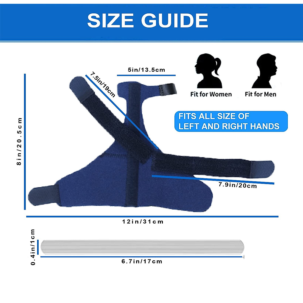 Winding Type Thumb Splint Brace for Wrist Support & Pain Relief