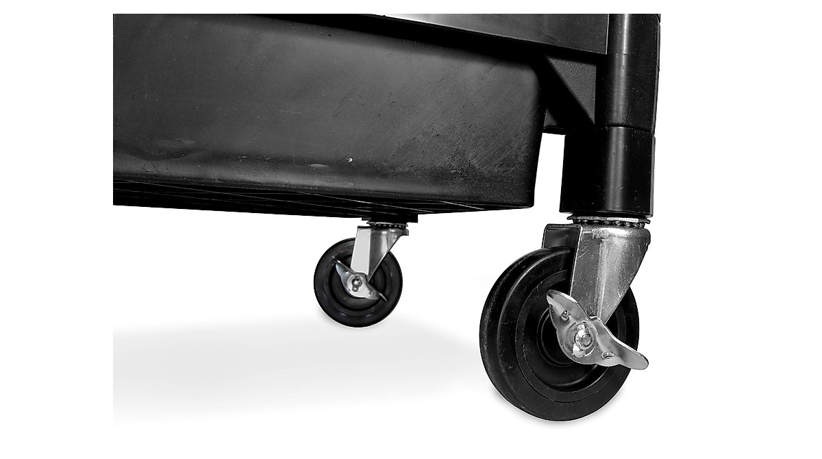 WEN 73163 Triple Decker Utility Cart with 300 lbs Capacity