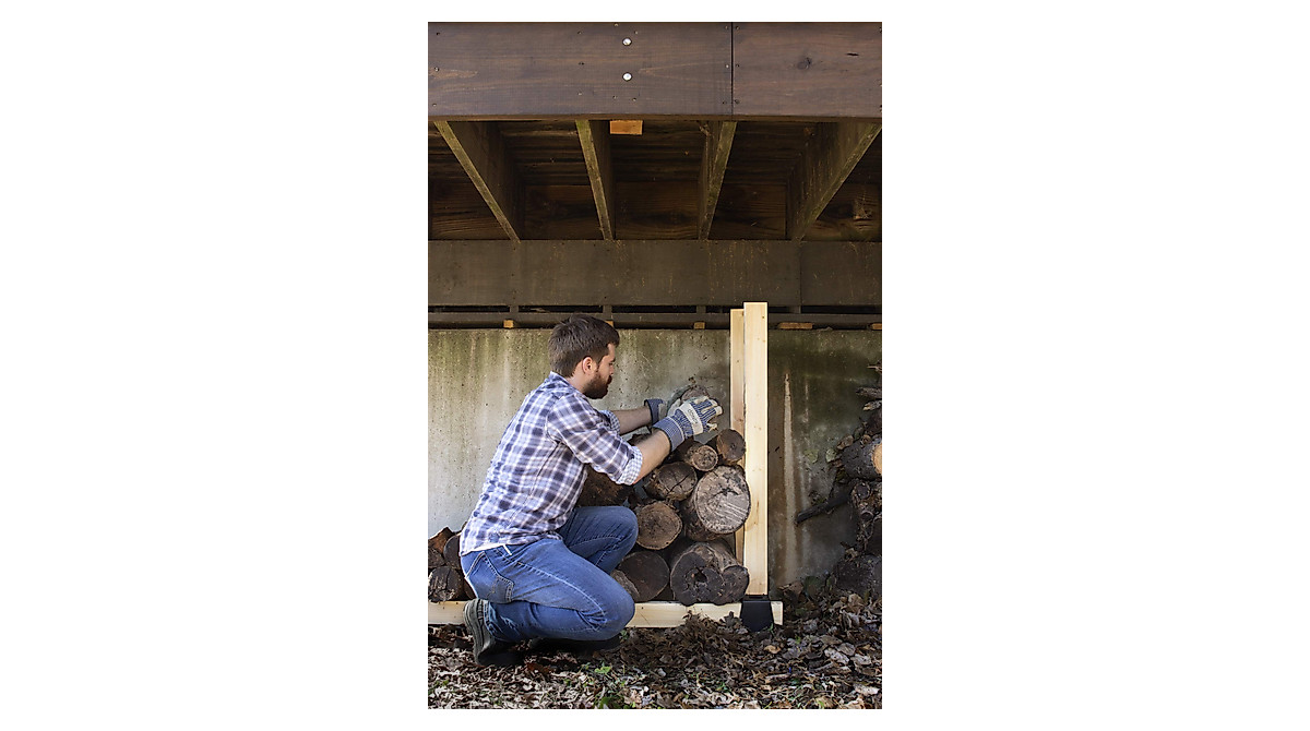 Firewood Organizer Log Stacker by 2x4basics - Easy Assembly & Durable