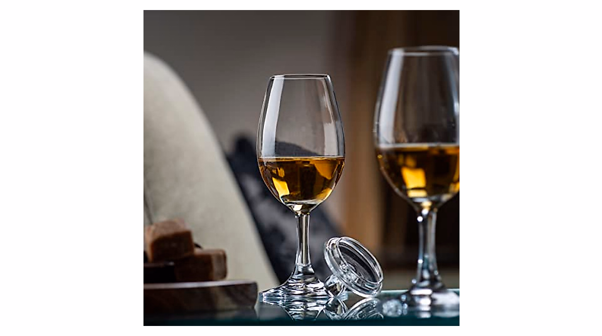 Glencairn Whisky Copita Glass with Tasting Cap - Gift Set
