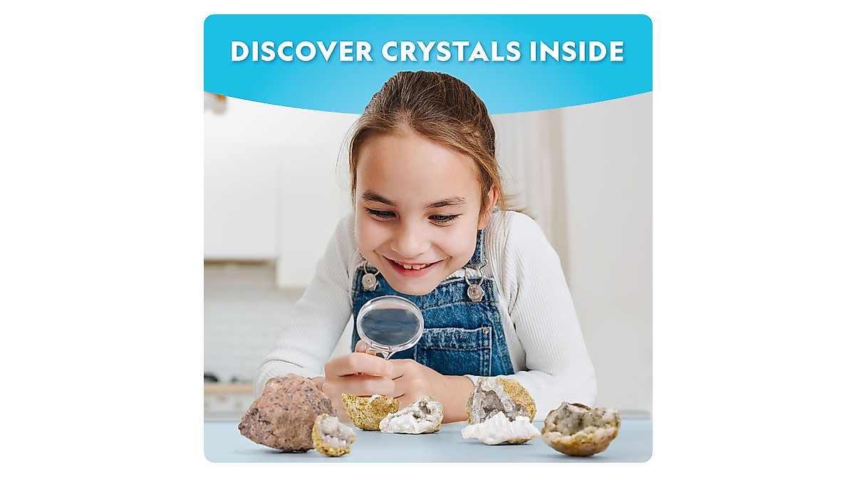 Explore Natural Crystals with the National Geographic Geodes Kit