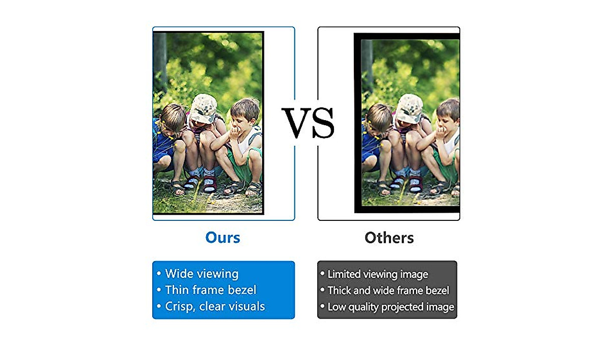 ShowMaven 120in Borderless 4K Projector Screen for Home & Office