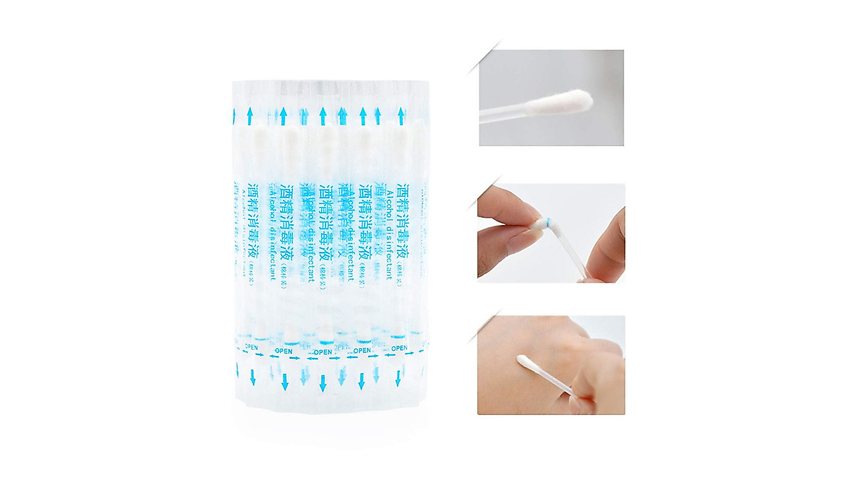 100+50 Alcohol Swabs Cotton Q Tips for Safe, Precise Use | First Aid ...