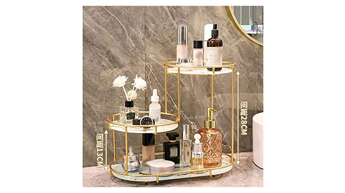 Washing Table Cosmetics Storage Rack - Space Saving Decor