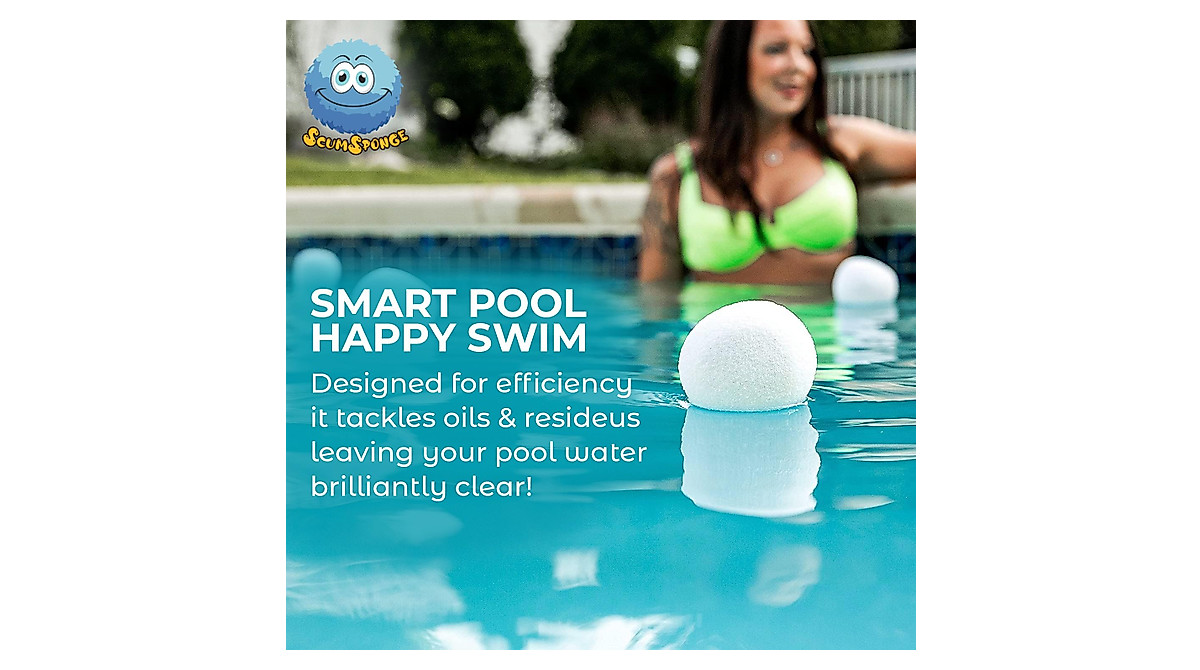 ScumSponge Oil-Absorbing Sponges for Hot Tubs & Pools