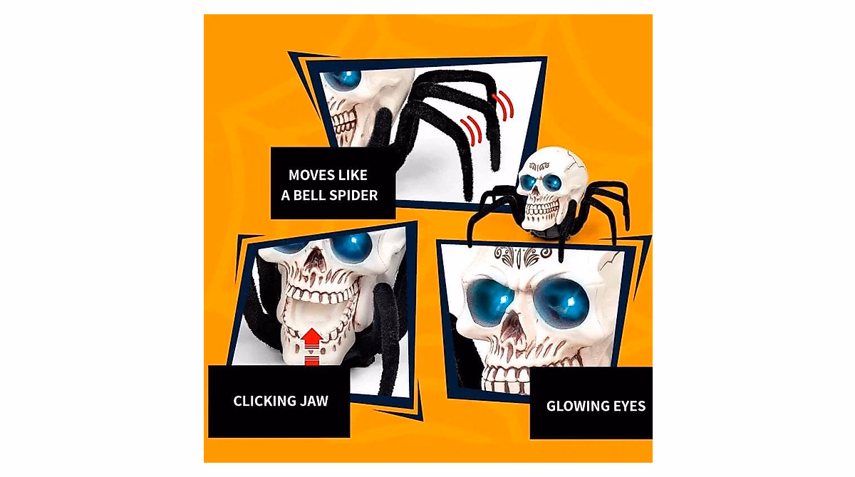 Spooky Halloween Skeleton Decor Remote Control Toy
