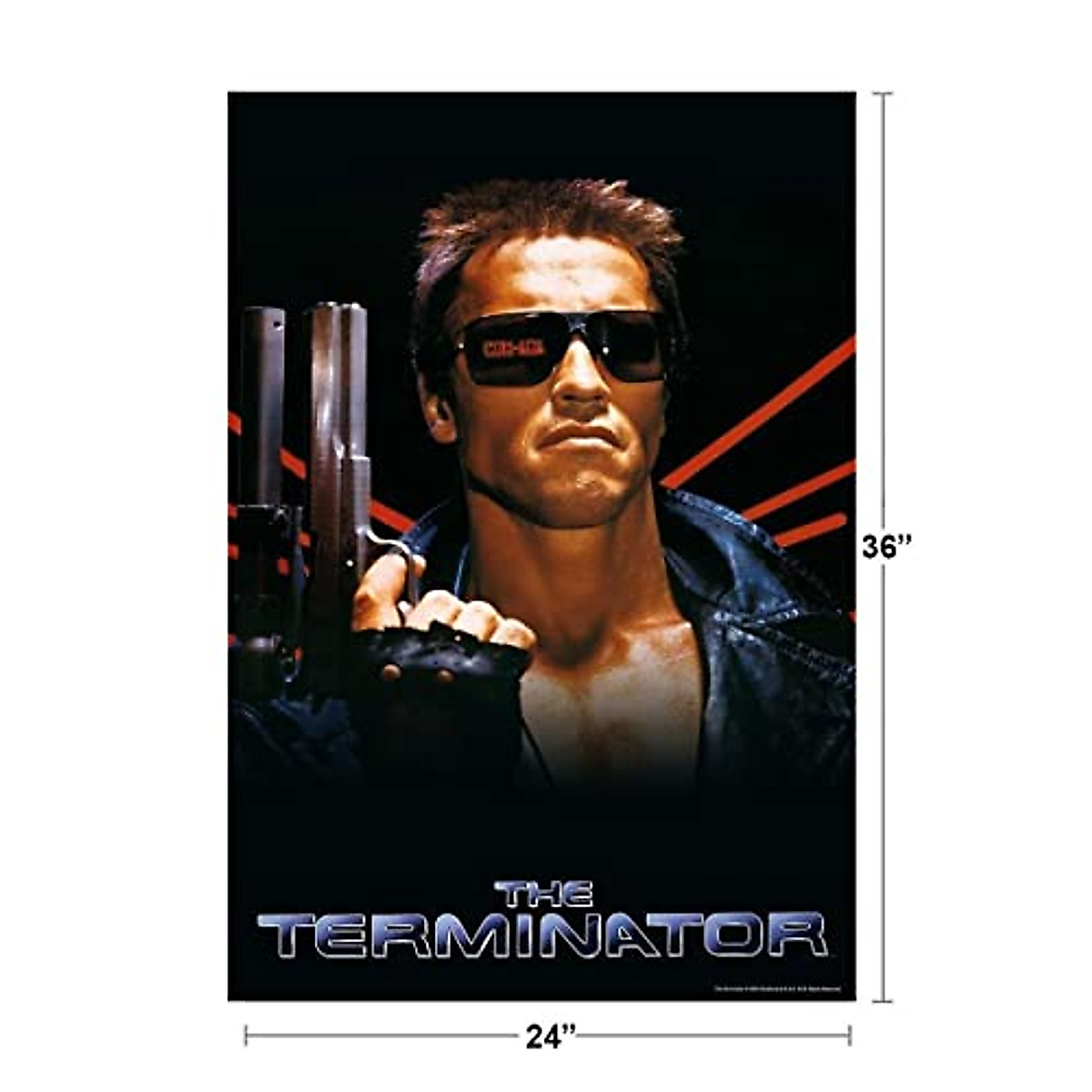 The Terminator Movie Poster - Iconic 1984 Sci-Fi Wall Decor