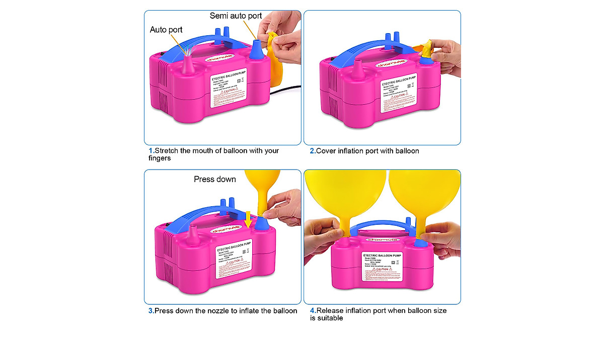 Chamvis Electric Balloon Pump - Fast & Easy Inflation