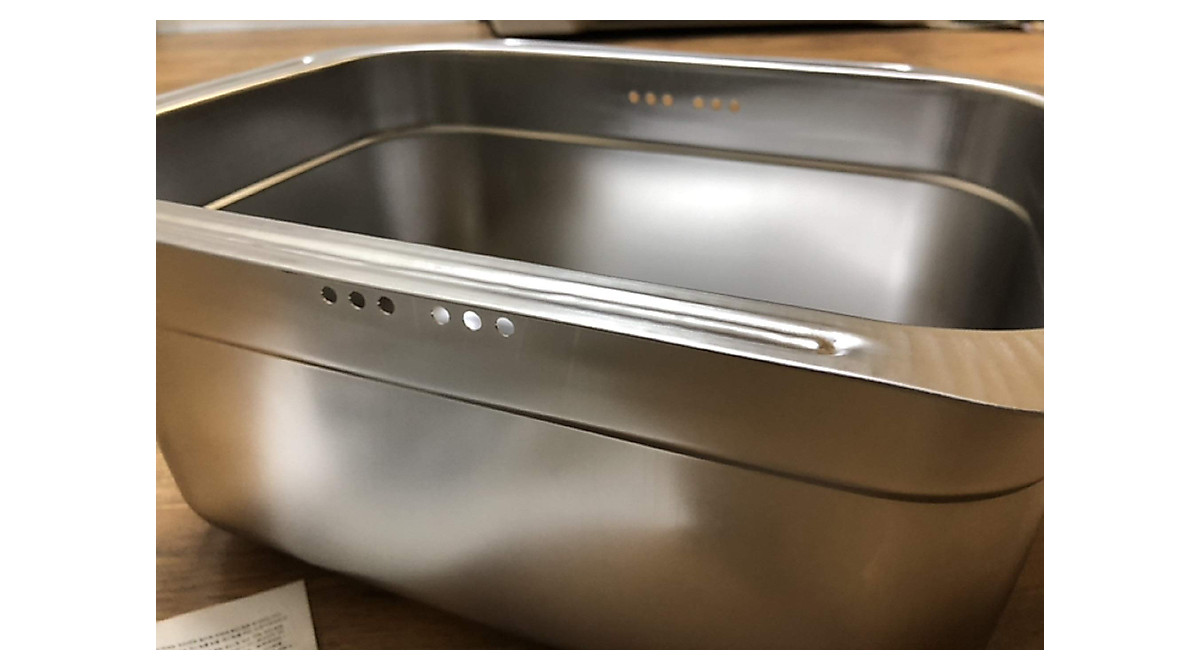 Incoc Stainless Steel Basin Bucket - Large & Durable