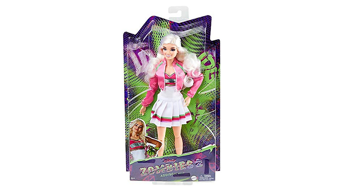 Disney Zombies 2 Addison Wells Doll - Cheerleader Outfit