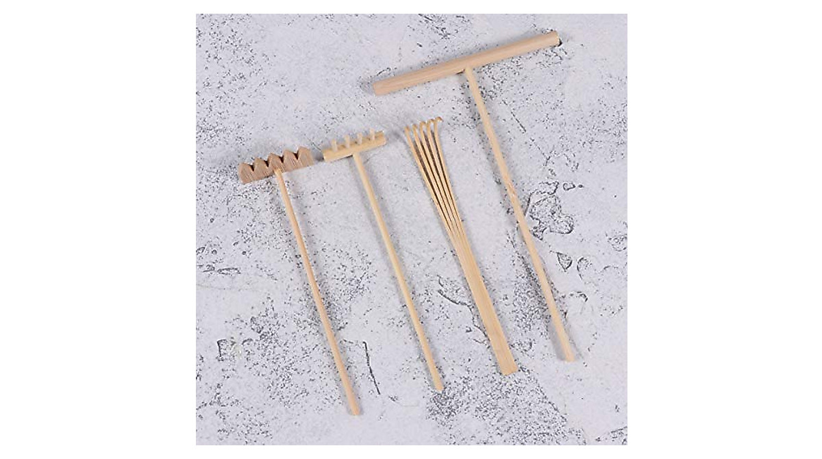 EXCEART Mini Zen Sand Rakes - Elegant Desk & Garden Decor
