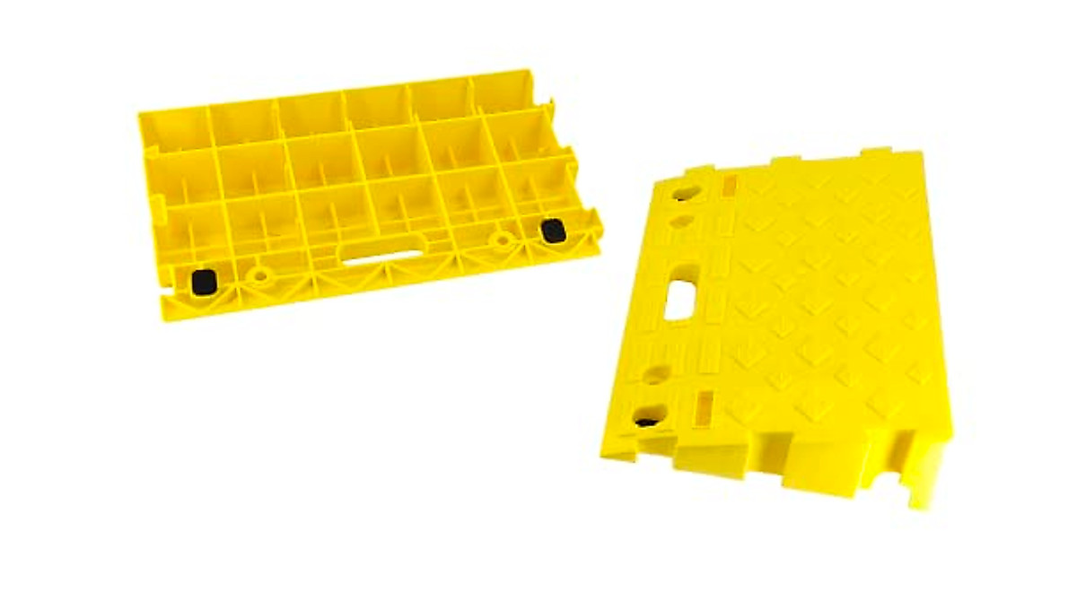 MAXXHAUL Portable Interlocking Curb Ramps | 4000 lbs Cap