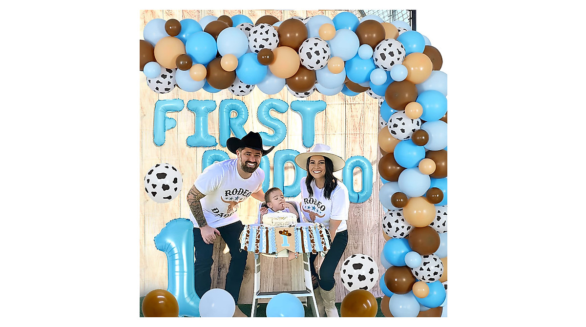 First Rodeo Birthday Party Decorations for Boys