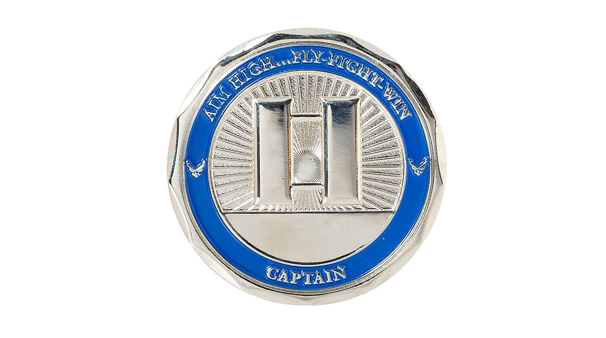 USAF Captain Challenge Coin - High Quality Military Collectible