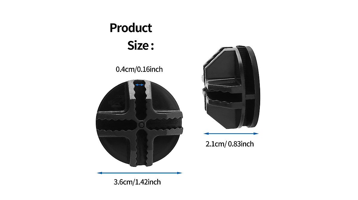 Litoexpe 36 Pcs Wire Cube Connectors for Modular Storage and Shelving