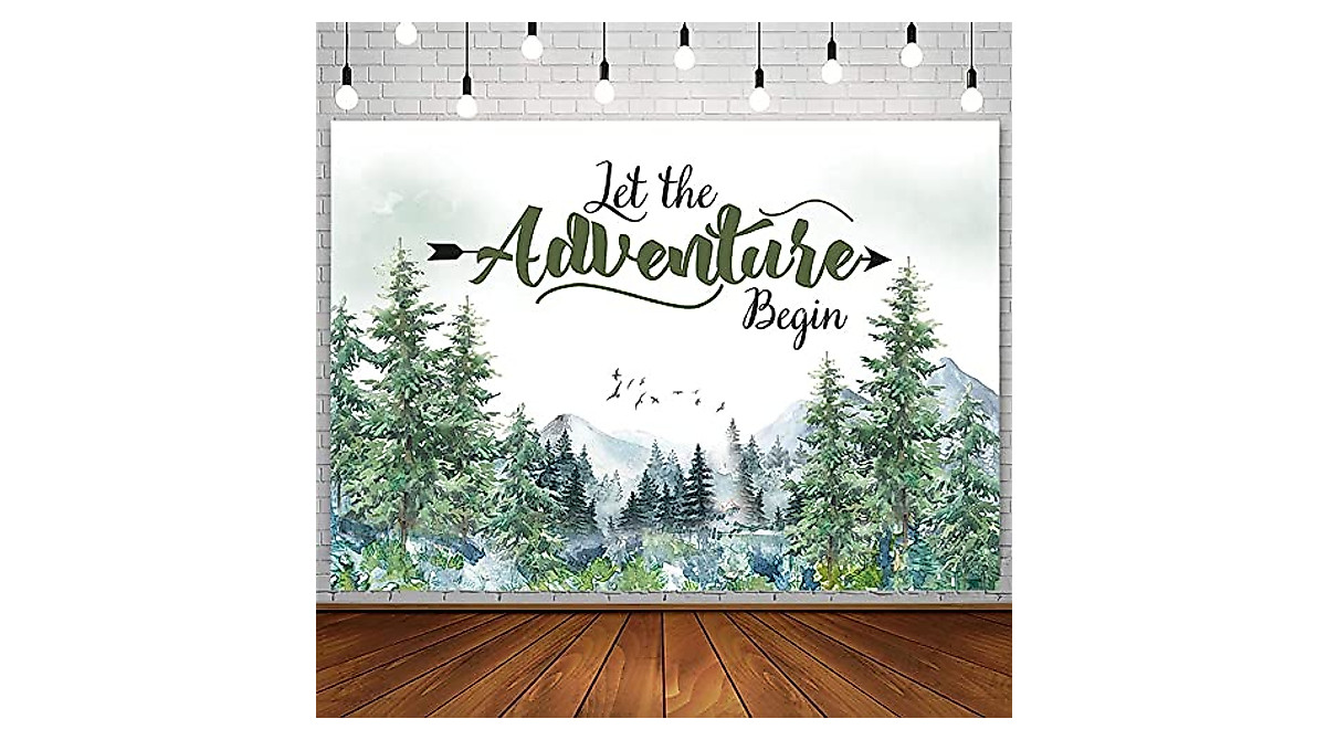 AIBIIN 7x5ft Adventure Backdrop for Photos | Perfect Event Decor